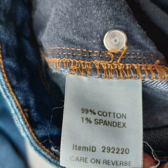 LL Bean Favorite Fit Jeans Skinny Women’s 16 Tall Medium Wash Blue - Picture 9 of 11